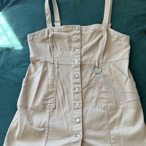 Beige Cargo Dress